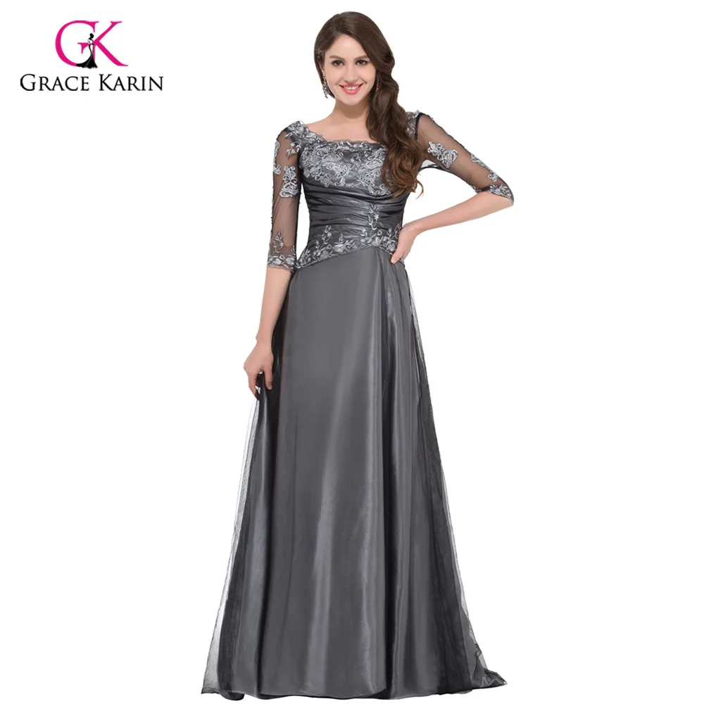 Grey Evening Dresses