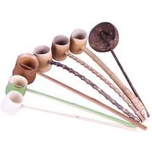 Cuillère à eau en bois à Long manche, ustensiles de cuisine, ustensiles de table, cuillère à soupe japonaise, louche