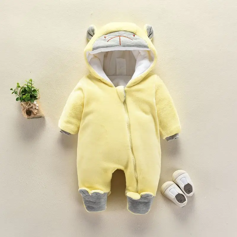 Baby Jacket, Baby Coat, Children Jacket Baby Cartoon Romper Winter Clothes hooded Infant Girl Boy Warm Kids Outfits Costume