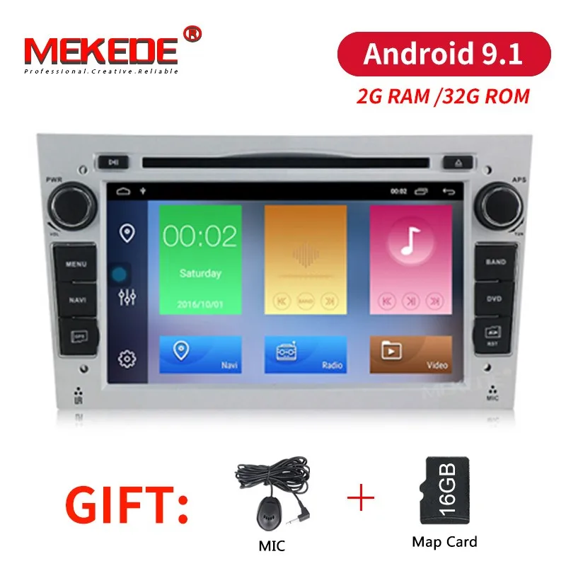 Discount MEKEDE Android 9.1 Car multimedia player For Opel Astra Vectra Antara Zafira Corsa Car DVD Radio GPS Navigation wifi 2+32G 0