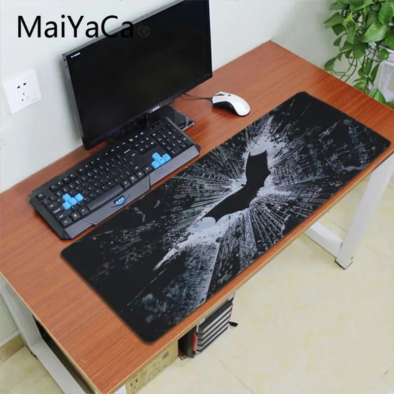 Maiyaca уникальный настольный коврик Бэтмен игровой коврик для мыши xl скоростной коврик для мыши с клавиатурой ноутбук ПК Настольный коврик