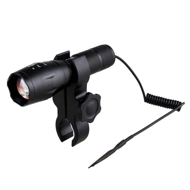 Инфракрасный фонарик для охоты ик 850nm Масштабируемые Ночное видение фонарь 1-режим Фонари с прицел крепление+ 18650 Батарея+ Зарядное устройство