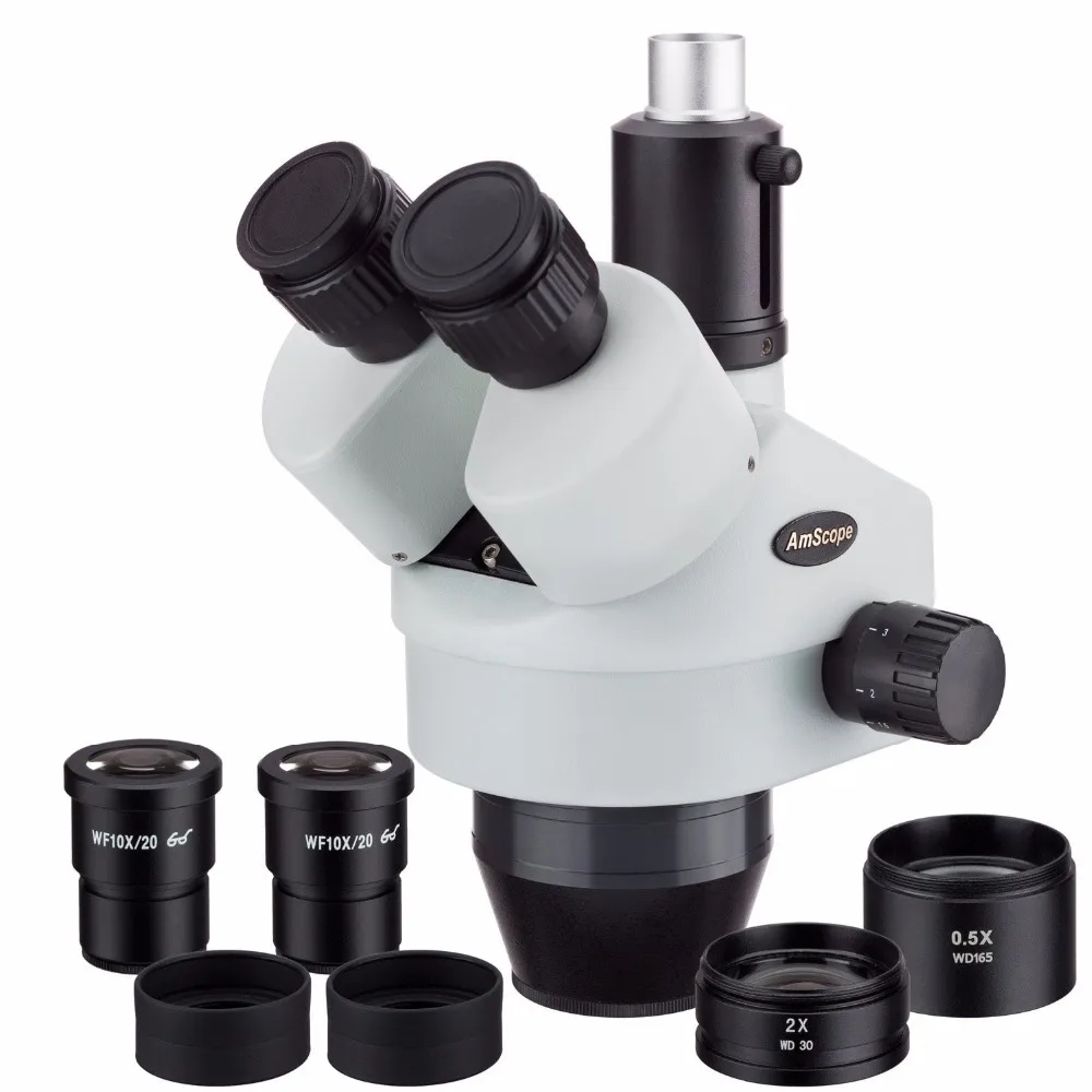 AmScope SM3590TP 3.5X-90X siuml-Фокусное тринокулярное увеличение мощности стерео головка