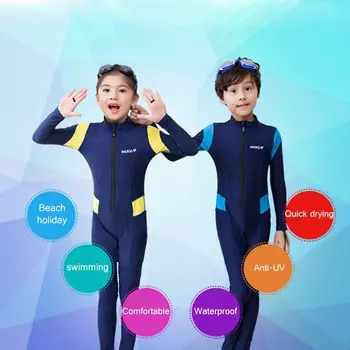 

Children Wetsuits Rash Guards Swim Diving Sportswear Suits Uv Protection Full Body Long Sleeve One Piece Swimsuit Surfing Suit