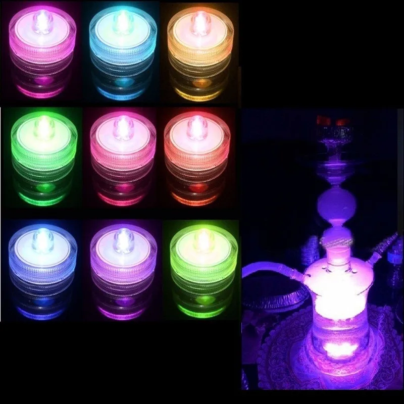 36pcs Super Bright Submersible Waterproof Mini LED Tea Light Candle Lights for Wedding Christmas