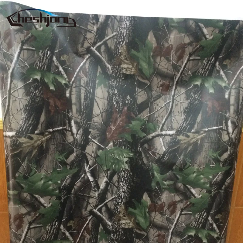  Break Up Real Camo Tree Vinyl Car Wrap PVC Adhesive Real Tree Camouflage Film For Truck Hood Roof M