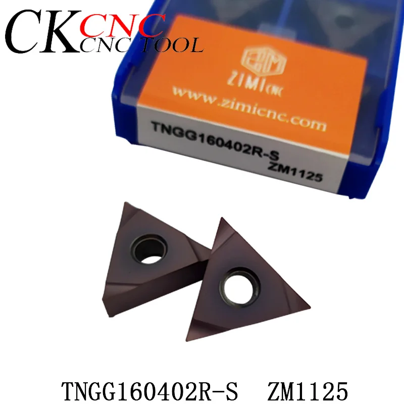 

10pcs TNGG160402R-S ZM1125 100% originalZIMI carbide insert, small CNC milling cutter, CNC milling machine, flip gate