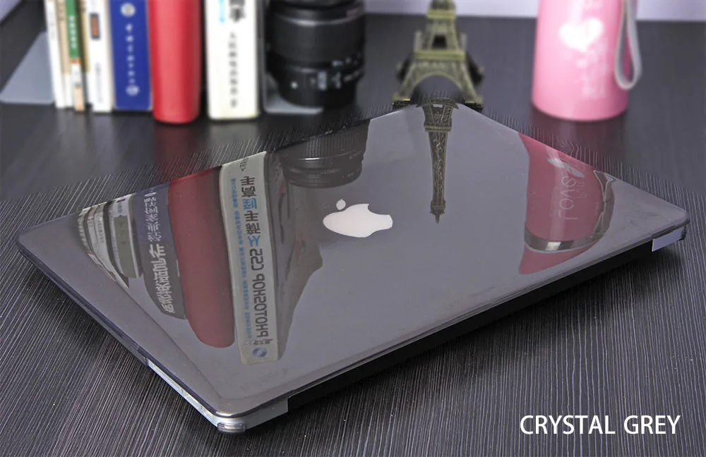 Сумка для ноутбука чехол для macbook air 13 Матовый Футляр Крышка Ноутбука Чехол для Macbook Air 13 Случае Pro Retina 12 13.3 15 дюймов для Apple Mac book Air 11 Pro 13 Сенсорный бар - Цвет: Crystal gray
