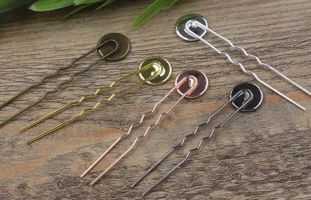40pc-Lot-10mm-12mm-14mm-Cabochon-Copper-Brass-HairPin-clip-Hair-Sticks-Antique-Bronze-Gold-Silver (1)
