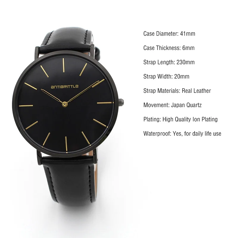 

Relogio Masculino Watch Men Brand Luxury leather Waterproof Slim Quartz Mens Watches Casual dress Clock Male Wristwatch montres