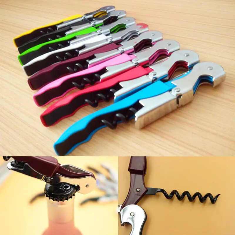 Buy 6 Colors New Double Reach Corkscrew Bottle Opener