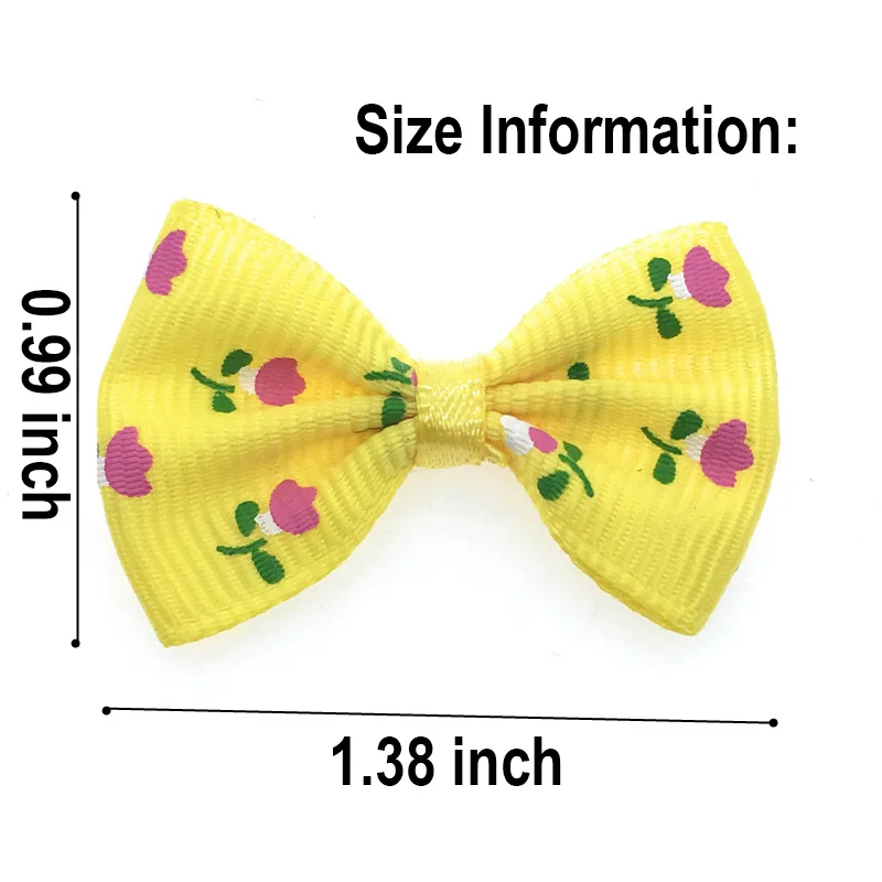 50 шт./лот, только бант, без зажимов, сделай сам, Свадебный декор, аксессуары для волос, мини, маленькая лента, бант, бант для питомца, ремесло