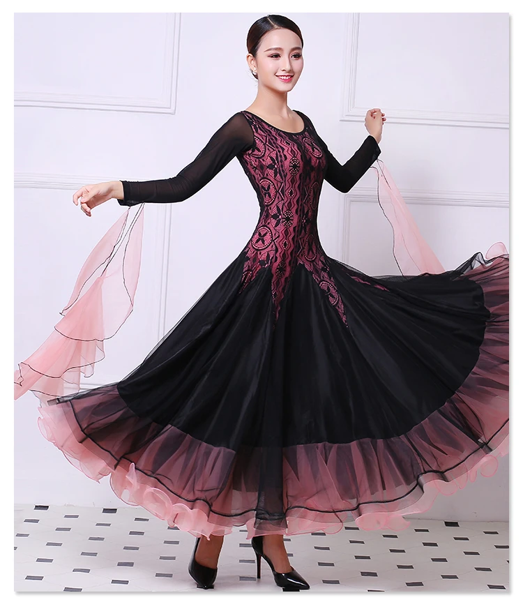 Индивидуальные бальные платье для танцев леди конкурс танцев платье Для женщин Танго Фламенко вальс Танцы обычаи настроить D-0378