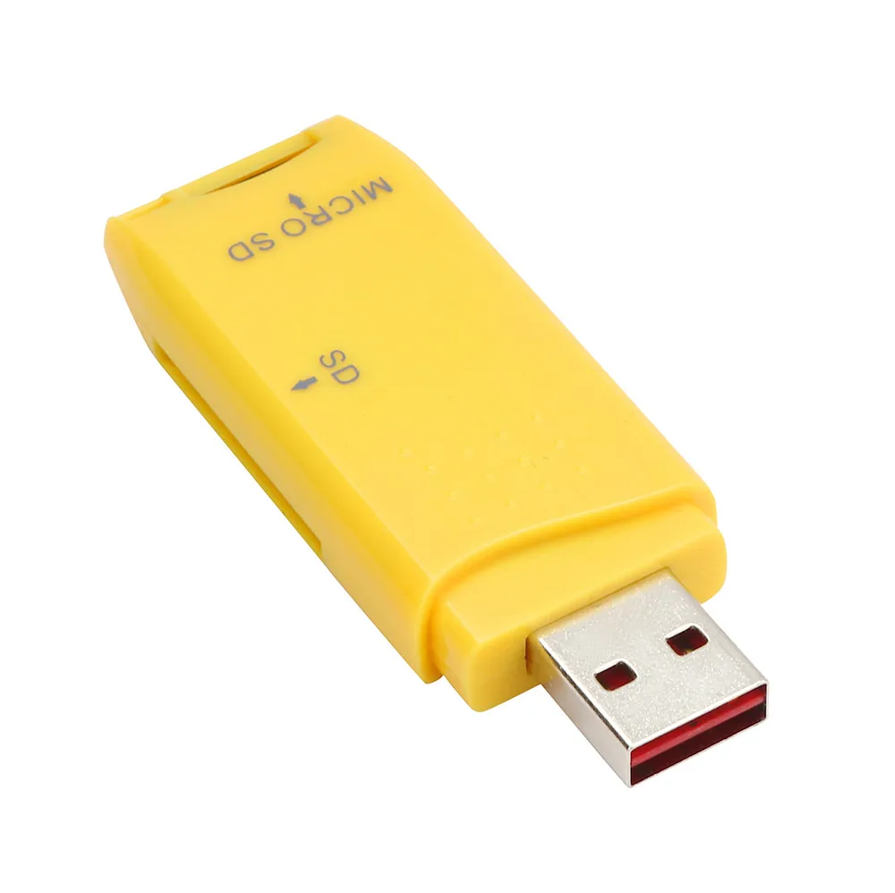 Мини Портативный USB считыватель карт памяти 2,0 Micro SD/SDXC TF кардридер адаптер оптовая продажа l921 #2