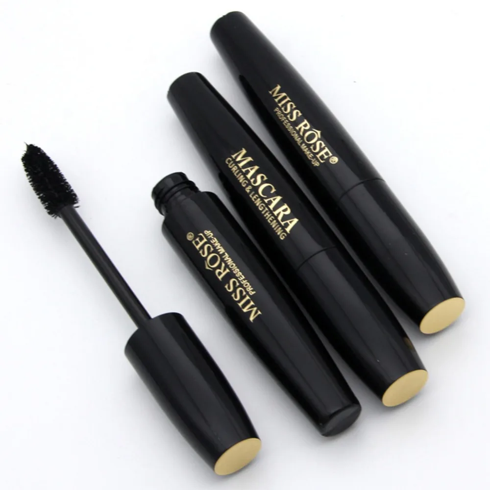 

Miss Rose Professional Black 4D Lengthening Eyelash Waterproof Mascara Curling Extension Lady Makeup Cosmetics Tool #264933