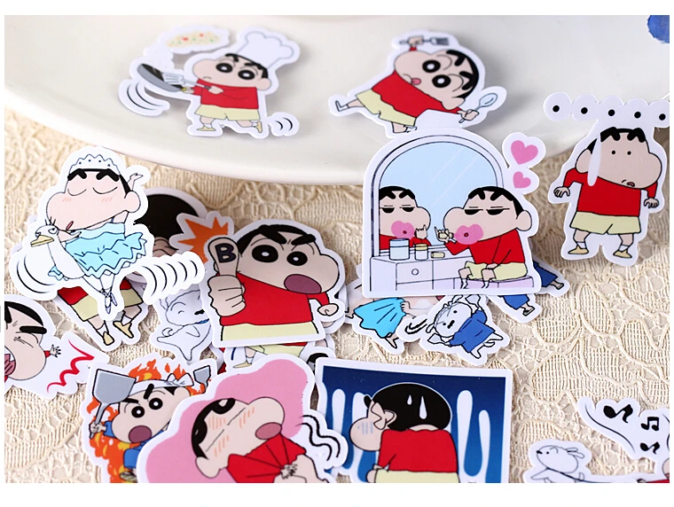40 шт креативные kawaii самодельные наклейки Nowara Shnnosuke s/красивые наклейки s/декоративные наклейки/DIY ремесленные фотоальбомы
