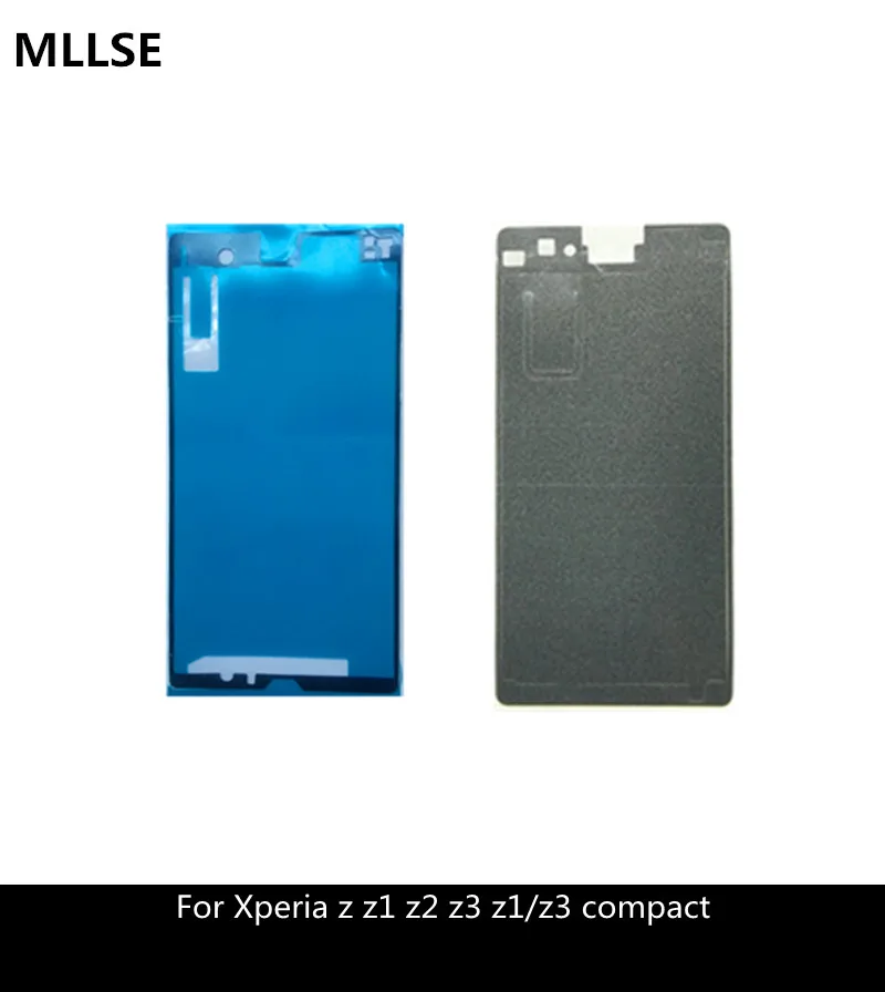 

Front + Back Adhesive Glue Full Set Tape Sticker For Sony Xperia Z Z2 Z1 Z3 Compact LCD Housing Frame Back Battery Door Cover