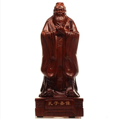 

SCY 331+++A statue of Confucius like character resin ornaments sage Buddha Wang School