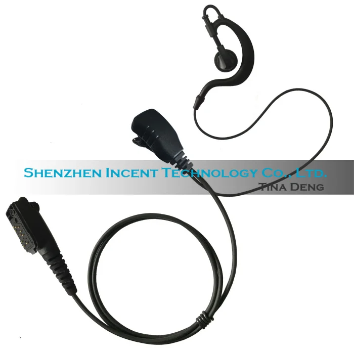 

VOIONAIR G Shape Ear Hook Earphone Earpiece Headset Speaker PTT for Airbus EADS THR8 TH1N TETRA Radio