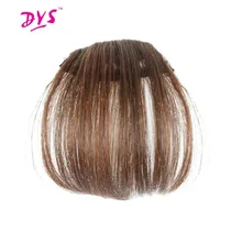Deyngs прямые Синтетические чёлки волос в природных синтетического черный, светло-коричневый, темно-коричневый Для женщин клип в тонком Синтетические чёлки волос с бахромой Высокая Температура