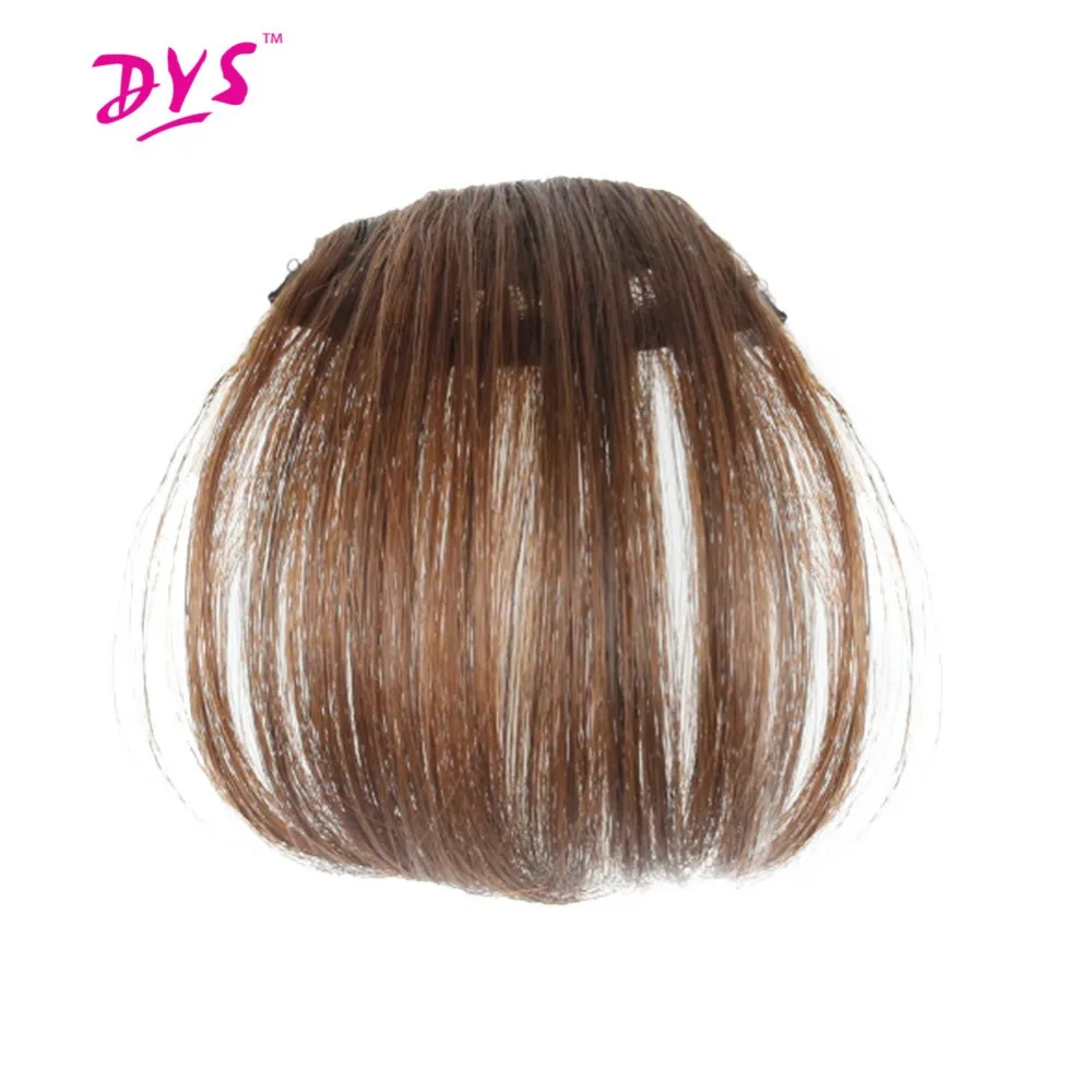 

Deyngs Straight Bangs In Natural Synthetic Black Light Brown Dark Brown Women Clip In Thin Bangs With Fringes High Temperature