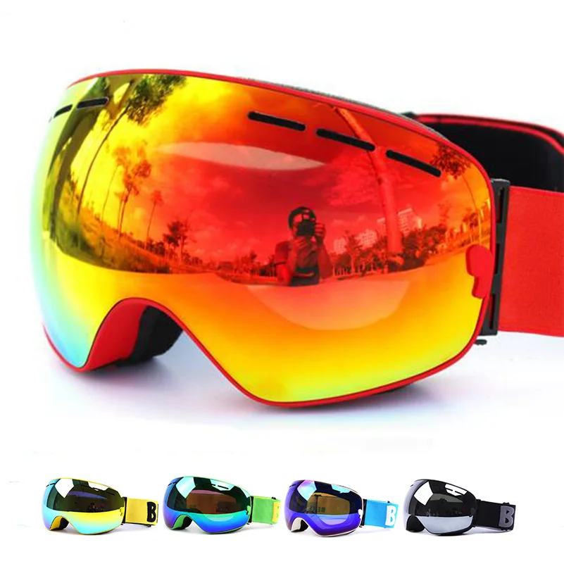 Prix pour Professionnel Sphérique double lentille uv400 anti-brouillard trois éponge Adulte ski lunettes ski masque hommes femmes snowboard Lunettes livraison Prix pour Professionnel Sphérique double lentille uv400 anti-brouillard trois éponge Adulte ski lunettes ski masque hommes femmes snowboard Lunettes livraison