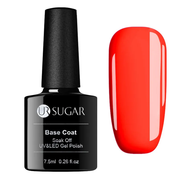 UR SUGAR 2 шт./лот Matte Top Coat гель лак для ногтей Набор DIY матовый эффект полу постоянный замочить от УФ-светодио дный ногтей гель Лаки Наборы - Цвет: Base Coat