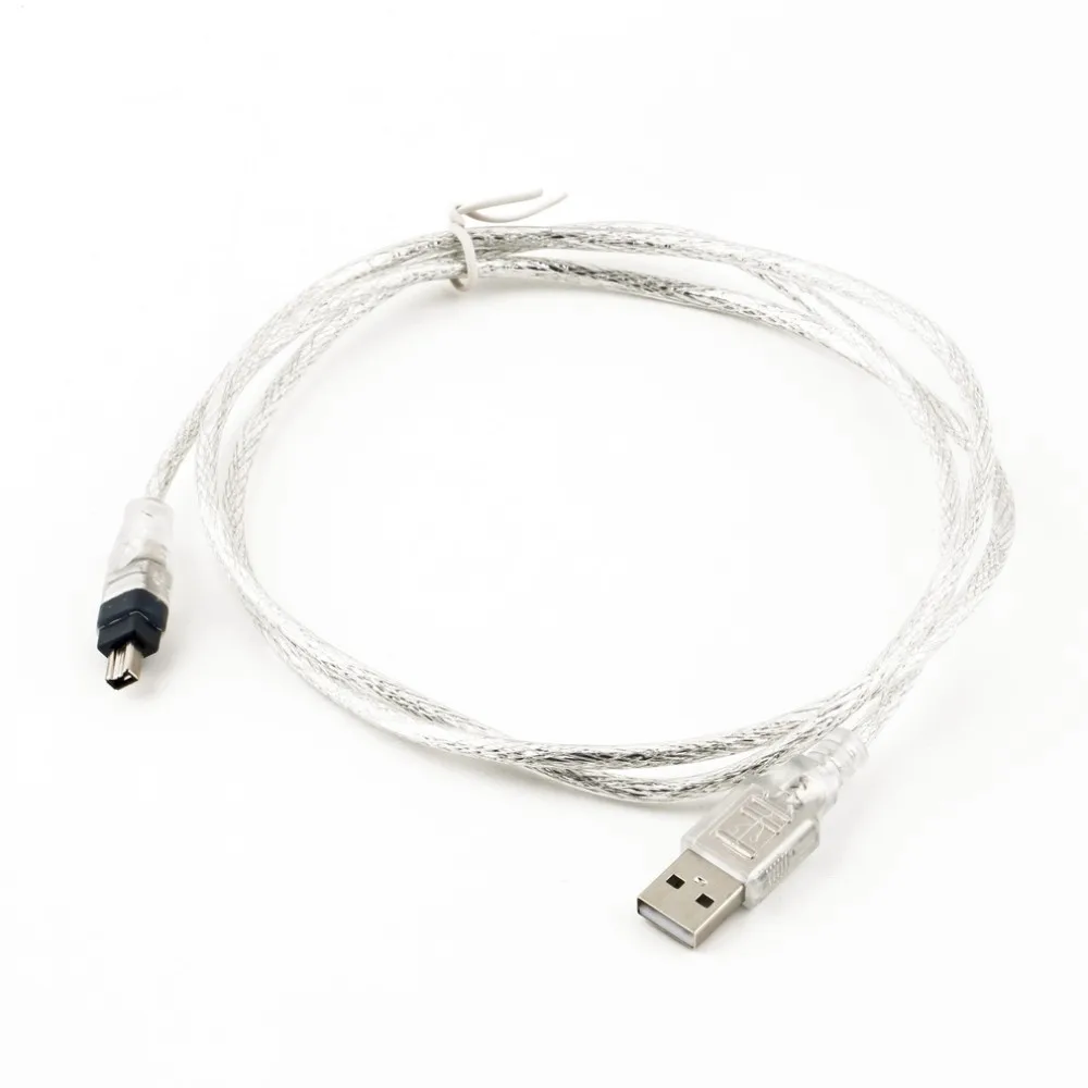 1,2 м USB 2,0 папа к Firewire iEEE 1394 4 Pin папа iLink кабель-адаптер