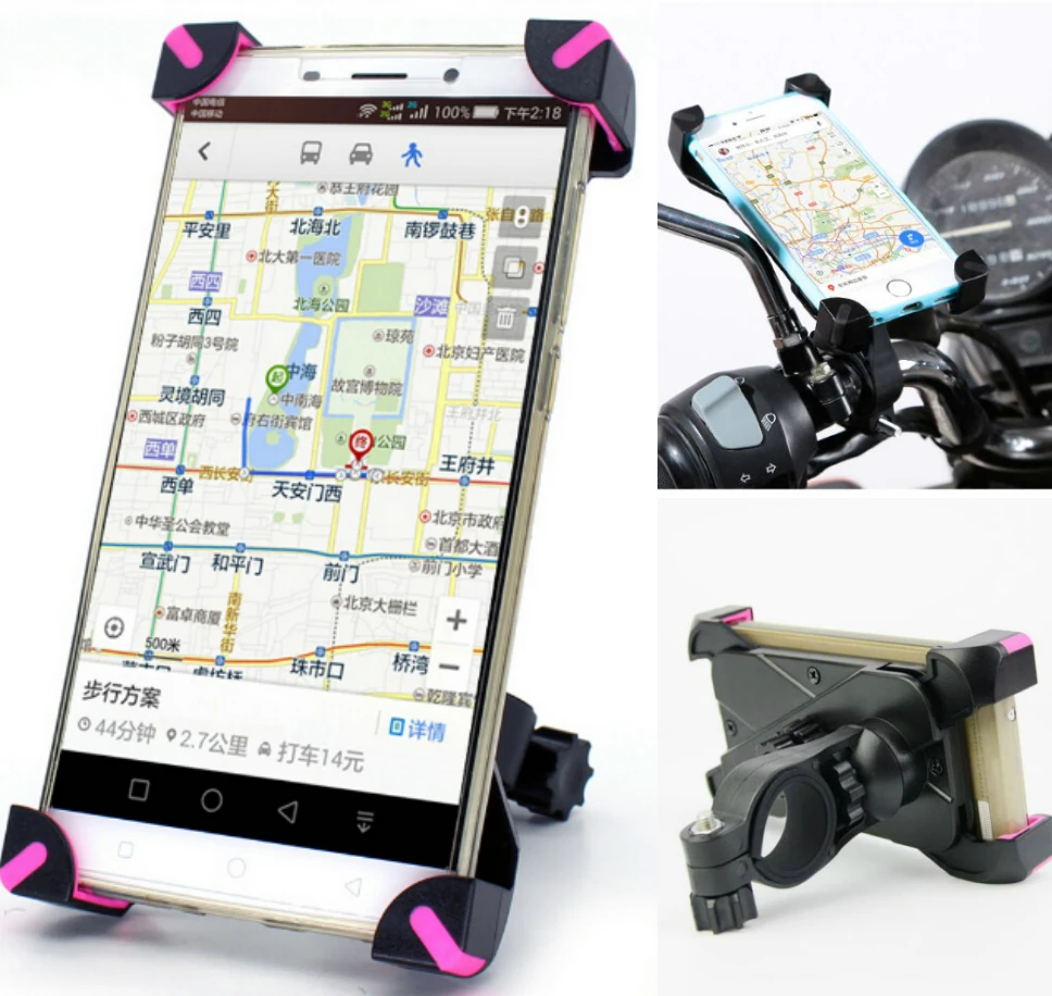

Universal SmartPhone Holder Bike Bicycle Handlebar Mount For Samsung Galaxy Note 7 5 4 S6 S7 Edge A9 On8 A3 A5 2017 A7 J7 J5