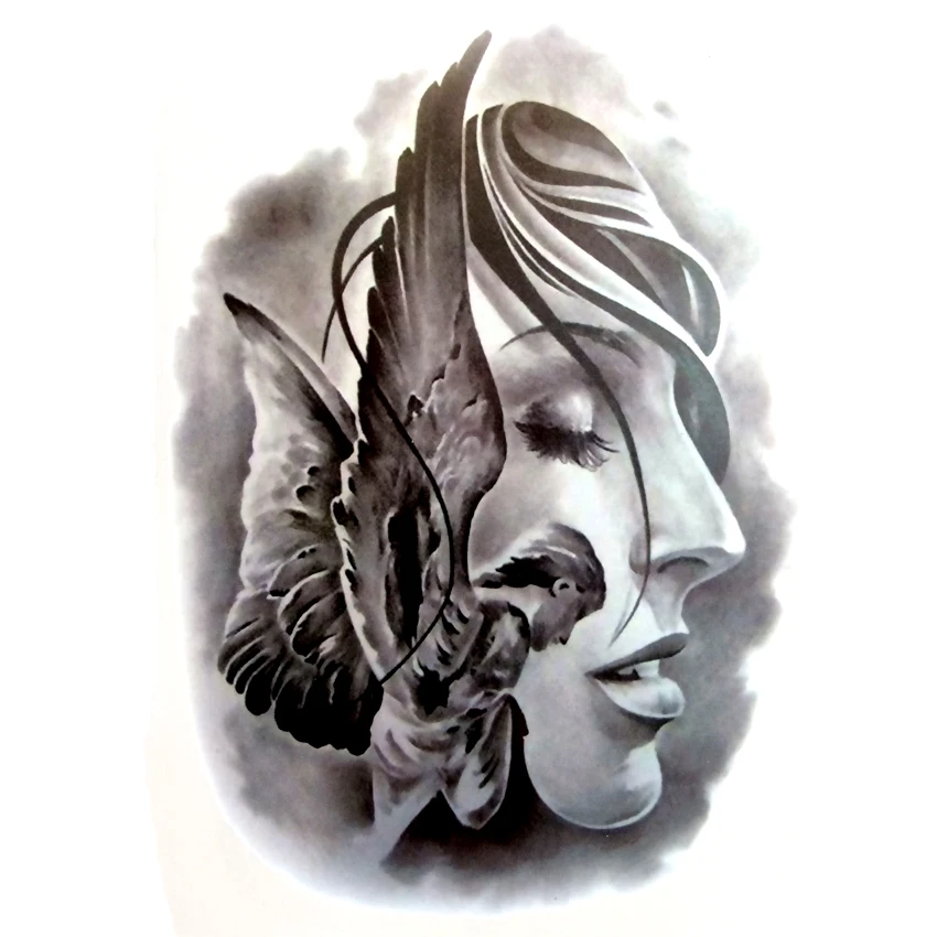 074 18 De Réductionange étanche Temporaire Tatouages Hommes Beauté Femme Faux Bras Tatouage Manches Corps Art Flash Tatouages Tatuagem Tatoo