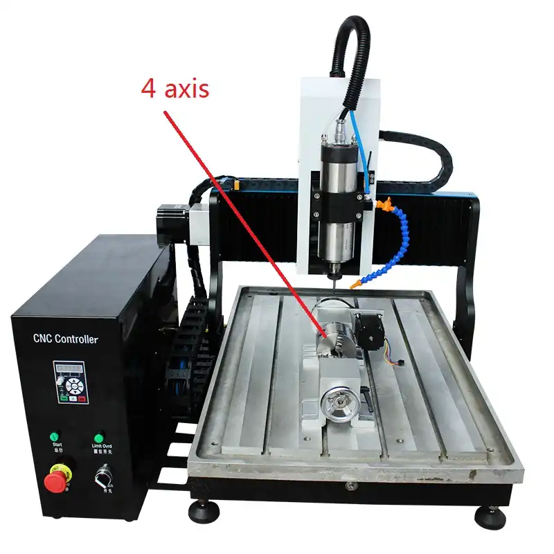 JFT 4 Axis Cnc 3d Stone Milling Machine Small Granite Marble Cutting Jade Carving Router Machine