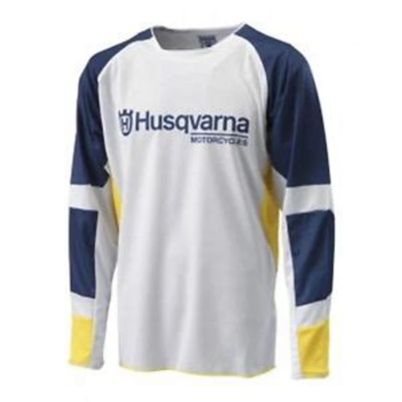 

SPTGRVO New for husqvarna Motorcycle Bike MTB Downhill Jerseys Long Sleeve T-shirt DH Motocross Racing Sports Cycling MX Jerseys