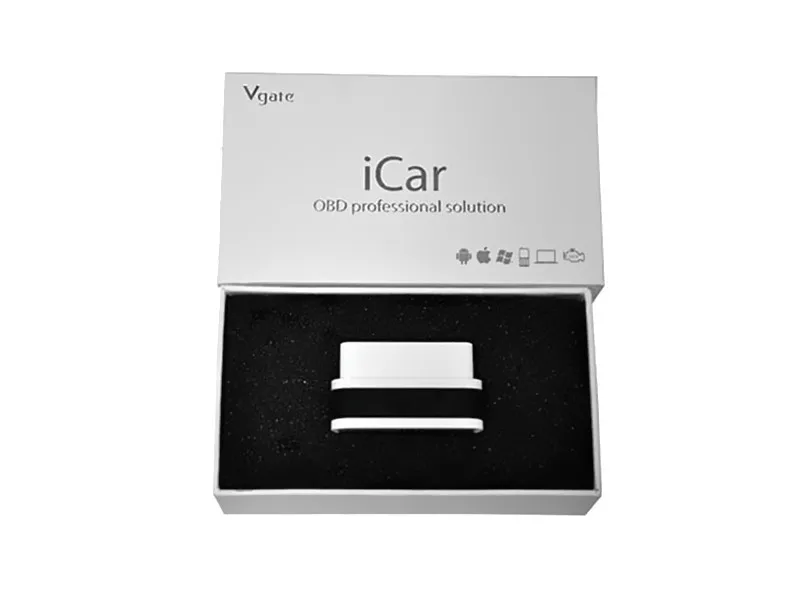 20 шт./лот DHL Бесплатная Vgate iCar2 Wi-Fi ELM327 V1.5 100% оригинал iCar 2 Wi-Fi OBD OBD2 автоматический диагностический сканер для IOS/Android PC