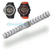 Ремешок из нержавеющей стали для часов CASIO PRG-250, PRG-510, PRW-3500, PRW-5000, PRG-260T, PAW-2500T