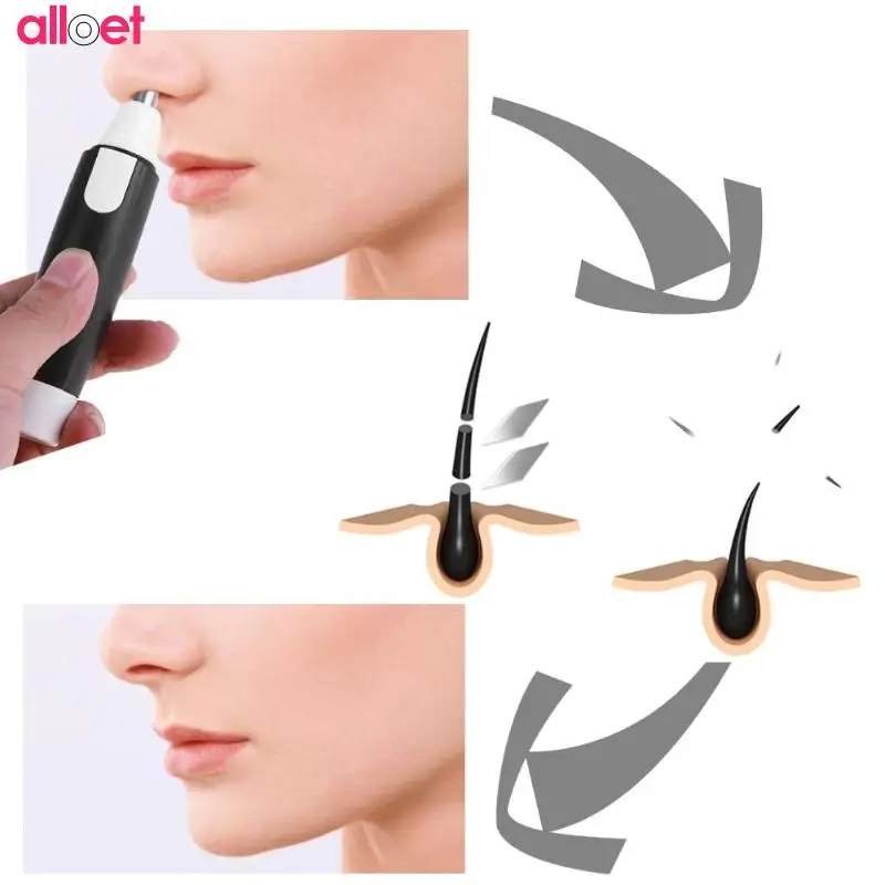 Electric Shaver Men Nose Face Care Hair Removal Trimmer Cleaner Tool