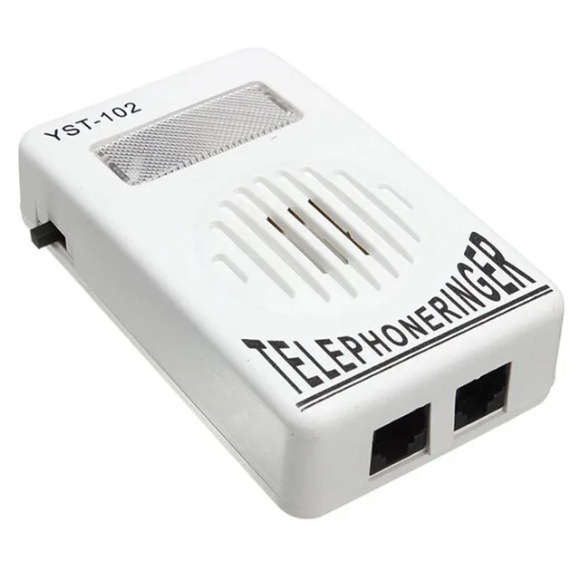 Practical Extra-Loud Telephone Ringer Strobe Light Ringer Phone Ringing Help Ringers Ringtones Amplifier