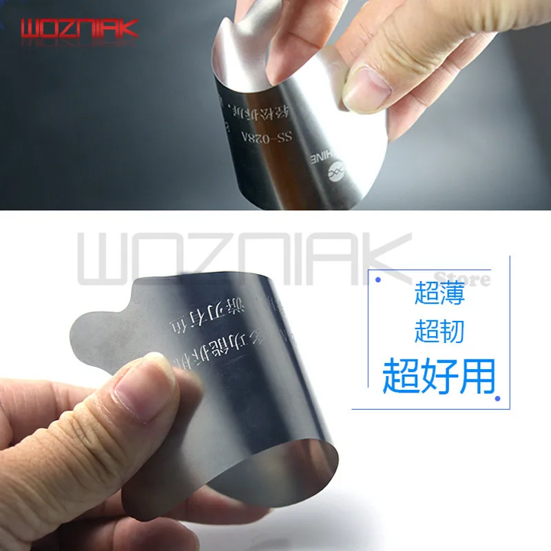 Cellphone Repairs Stainless Steel Prying Sheet For iPhone 6/7/8/X Disassemble Liquid Crystal Metal Rod Ultra-thin Teardown Slice Cellphone Repairs Stainless Steel Prying Sheet For iPhone 6/7/8/X Disassemble Liquid Crystal Metal Rod Ultra-thin Teardown Slice