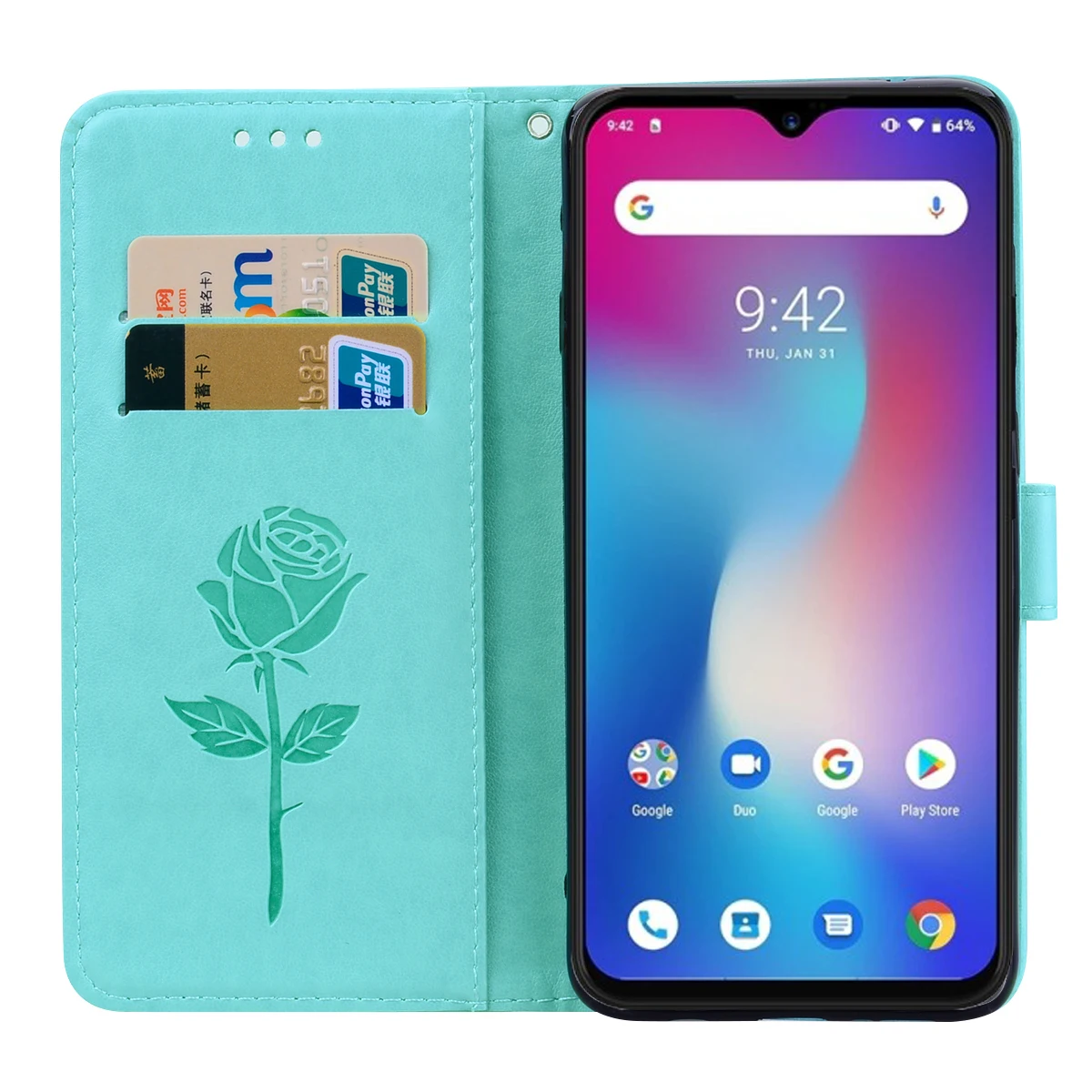 UMIDIGI A5 برو حالة الفاخرة بو محفظة طي جلدية لعودة UMIDIGI A 5 برو المحمول حامل هاتف ذكي بطاقة غطاء حامل حقيبة
