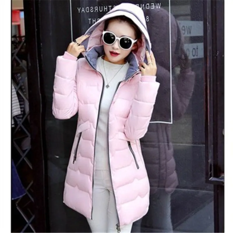 gray blue Taille Veste pink Capuche D'hiver Green Longue Slim Parka Outwear 7xl Green 2019 red army black Beige Chaud Manteau De Femmes Femme yellow Grande À Coton Oke108 Soufflage dark navy Vêtements gcBq0