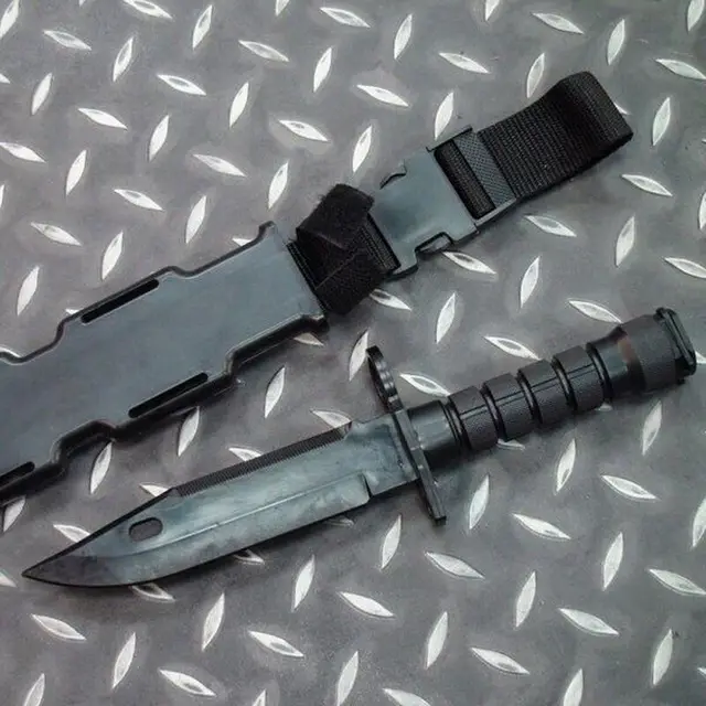 US Army M9 Airsoft Tactical Combat Plastic Toy Dagger Cosplay Model