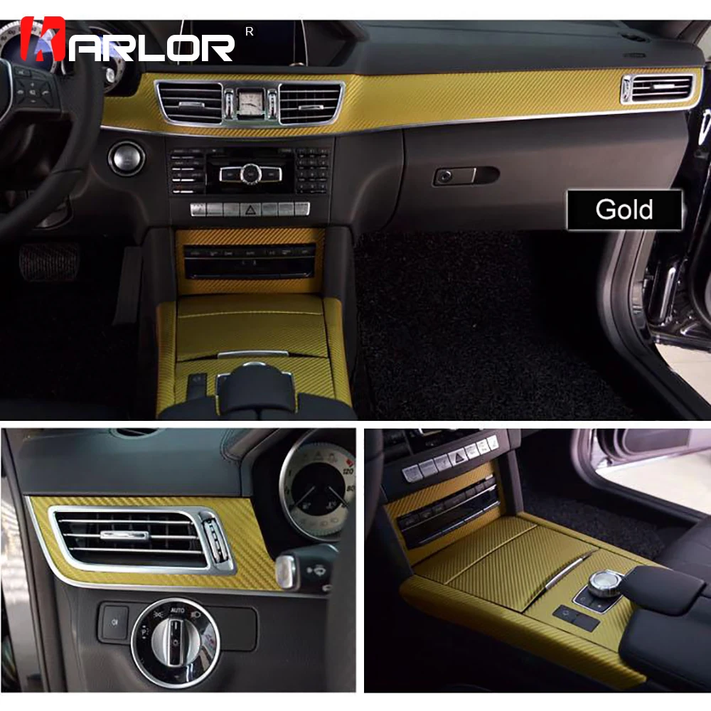 Decals Protection-Film-Sticker Central-Control-Panel Class-Accessories Carbon-Fiber Car-Styling Decals Protection-Film-Sticker Central-Control-Panel Class-Accessories Carbon-Fiber Car-Styling