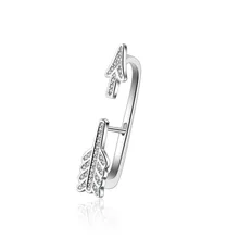 925 стерлингового серебра AAA CZ Циркон личности стрелы серьги для женщин Стерлинговое Серебро-ювелирные изделия Oorbellen Brincos VES6478