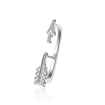 

925 Sterling Silver AAA CZ Zircon Personality arrows Earrings For Women Sterling-silver-jewelry Oorbellen Brincos VES6478