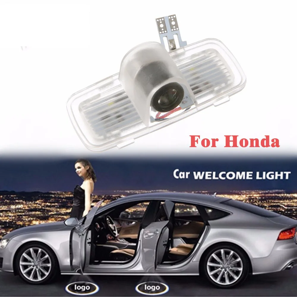 2 шт. теневой светильник Добро пожаловать лампа логотип лазерный проектор автомобильная светодиодная дверная предупреждающая лампа для Honda Accord 2003-2013