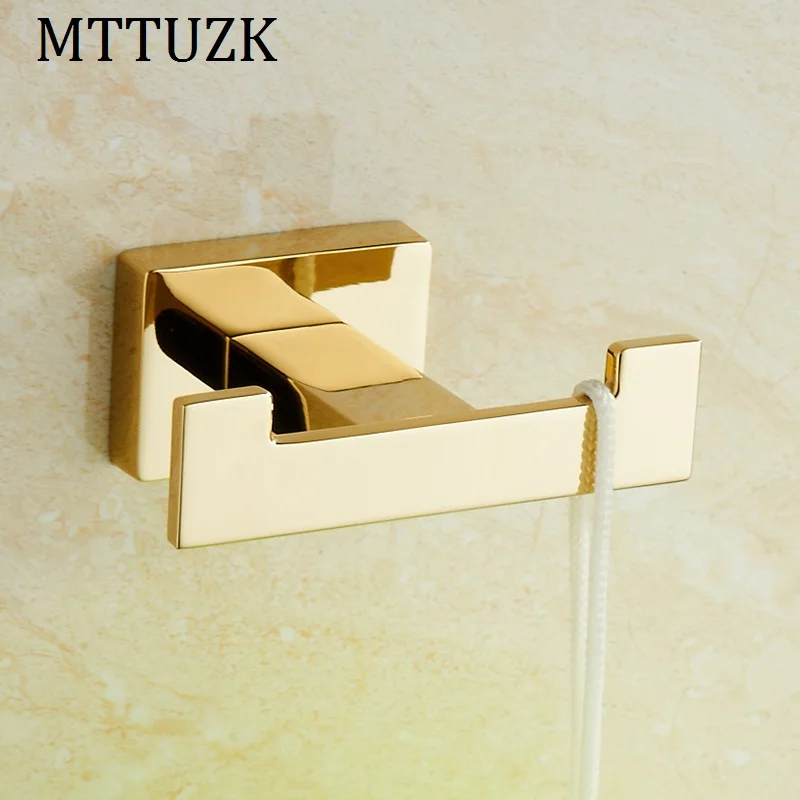 Золотистые/хромированные квадратные крючки для одежды MTTUZK кухонные гостиной