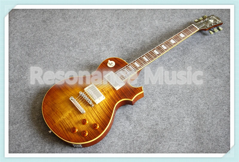 

Hot Sale China OEM Vintage Patina Glossy Finish Suneye LP Standard Style Electric Guitar With Chrome Hardware In Stock