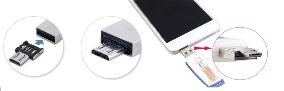 Мини микро USB к разъему OTG кабель адаптер для флэш накопитель планшетных ПК Samsung
