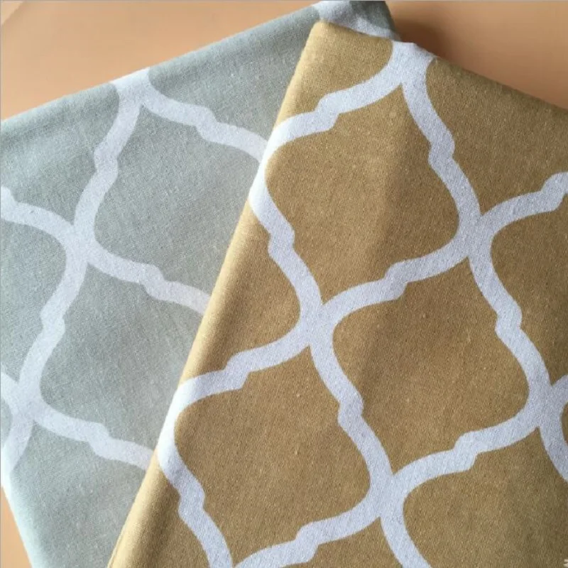 Cotton Linen Fabric Three-Dimensional Flower-Printing Wear-Resistant Canvas Cotton Fabric Hand-Sewn Home Furnishing Fabric