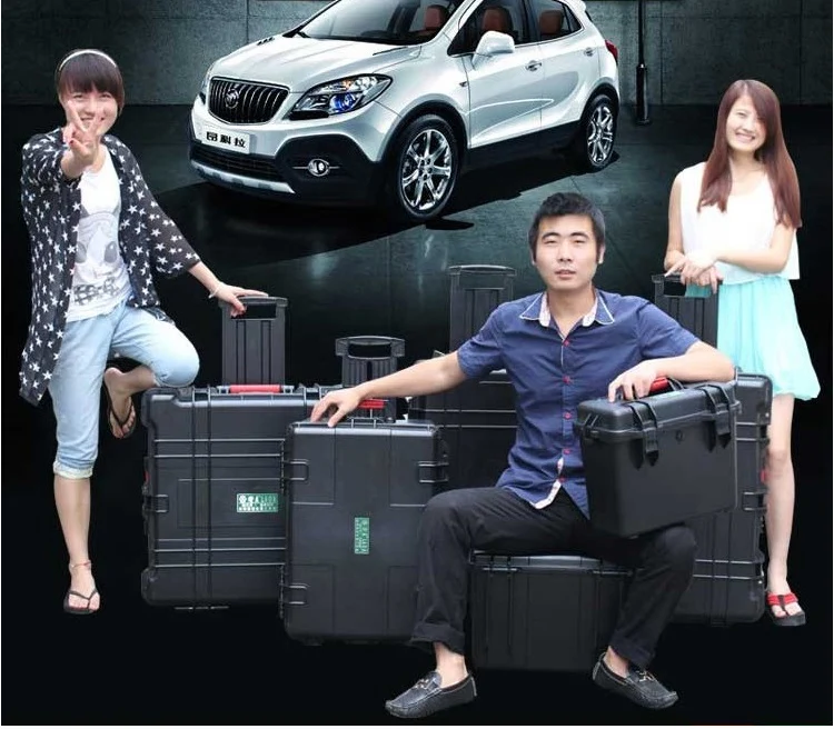 LAOA Safety Instrument Tool Box storage tools Water-proof IP67 Box Instrument And Equip Instore With Draw-Bar With Foam Inside mini tool bag