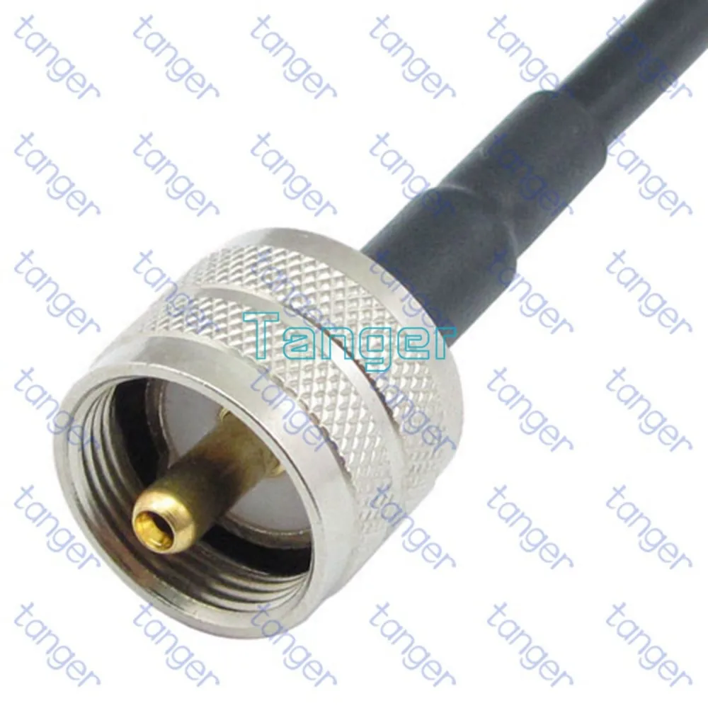 Горячая Распродажа Tanger UHF штекер PL259 SL16 к прямой RF RG58 коаксиальный кабель 3 фута 100